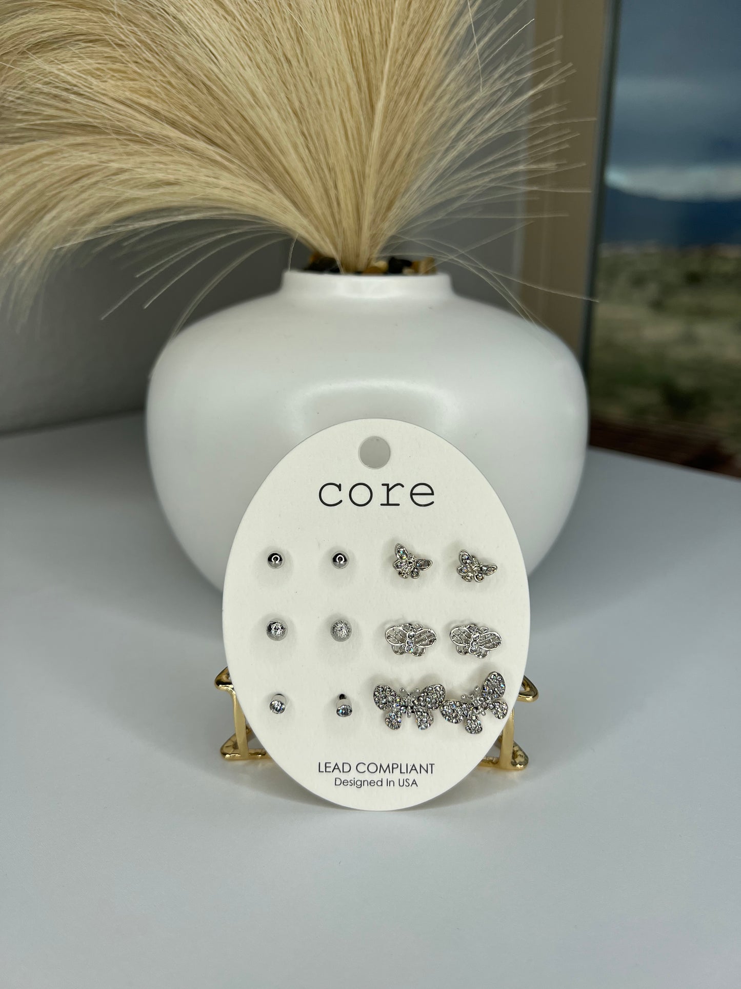 Stud Butterfly Earrings (2 Colors Available)