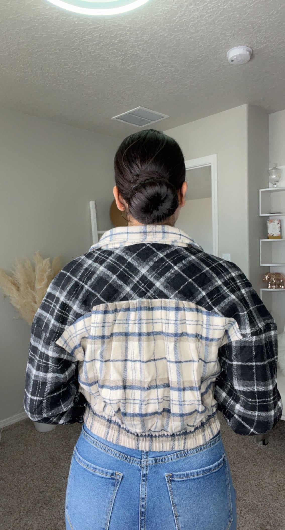 Penny Plaid Cropped Flannel