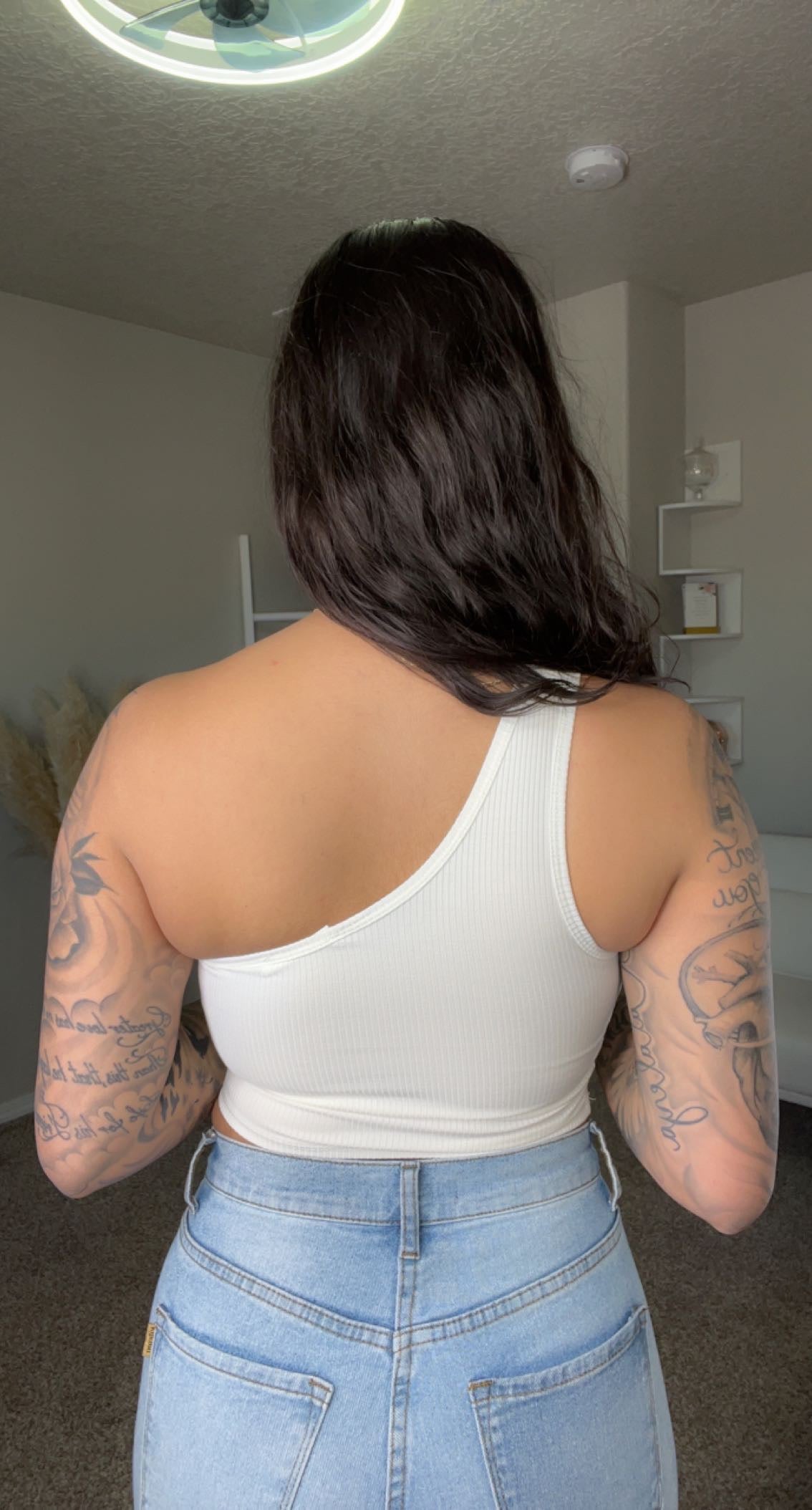 Oceana One Shoulder Crop Top