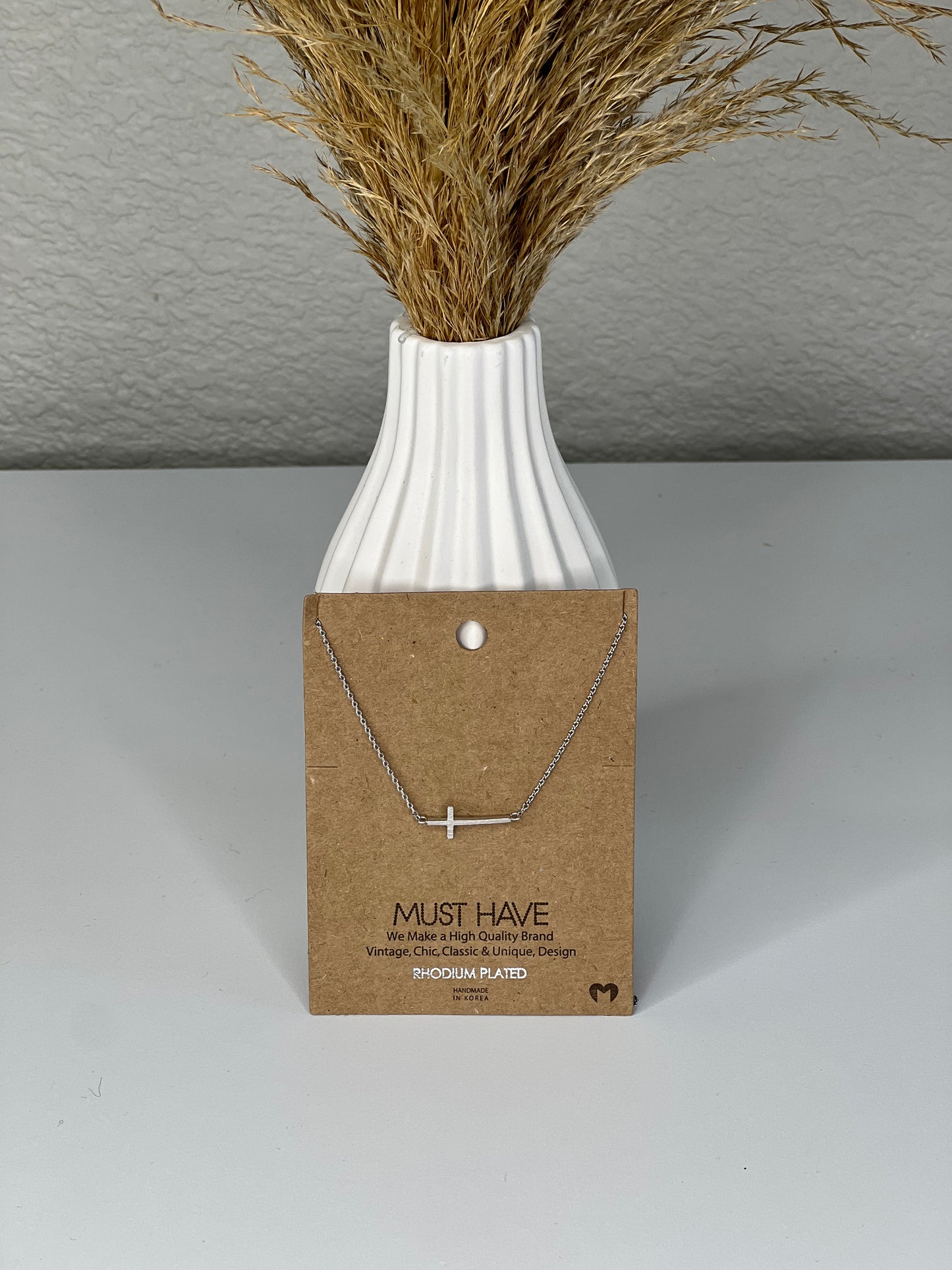 Cross Necklace (2 Colors Available)