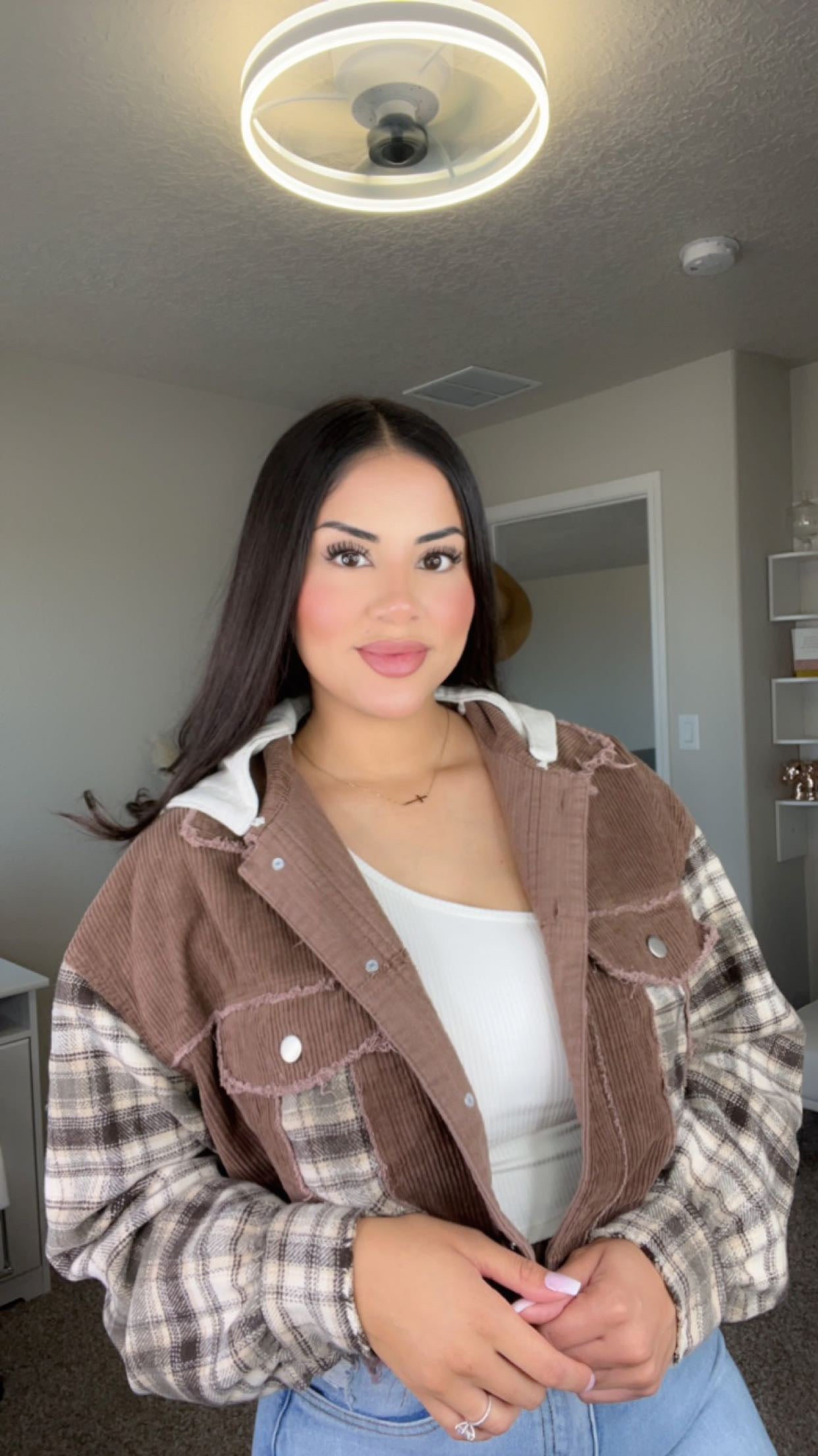 Aniyah Corduroy Cropped Jacket