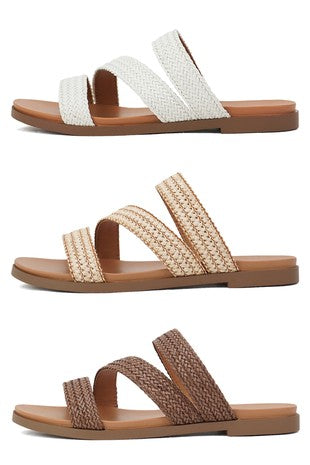 Slide Flat Sandals