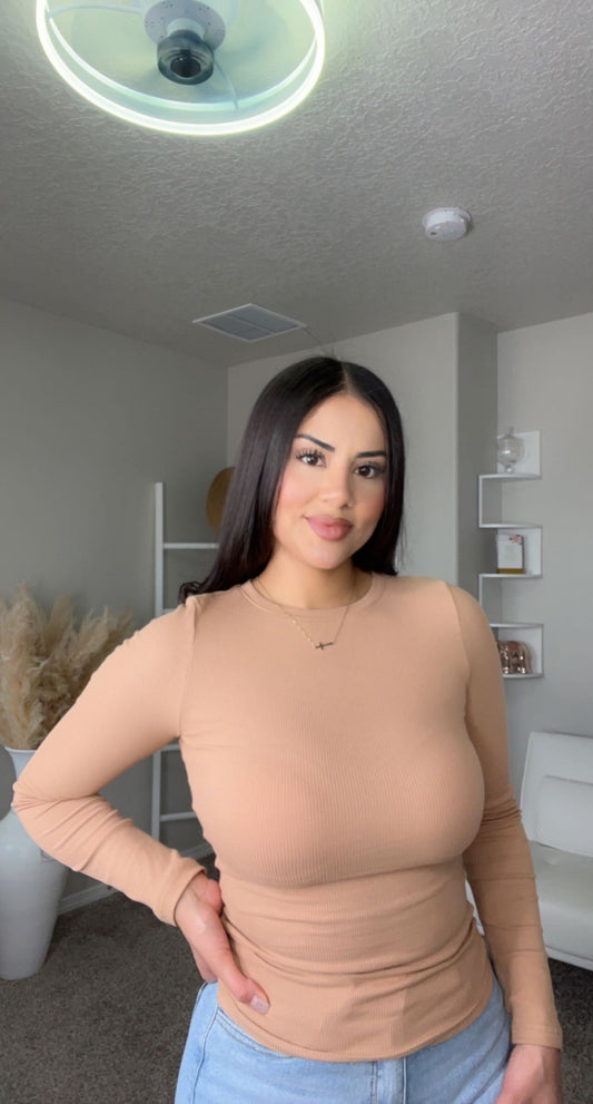 Lourdes Long Sleeve U Neck (3 Colors Available)