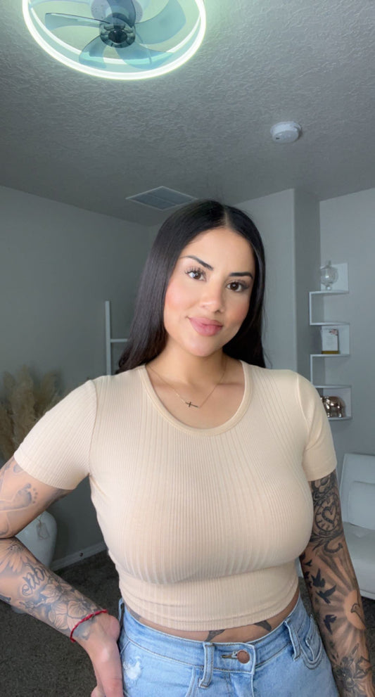 Reina Ribbed Top